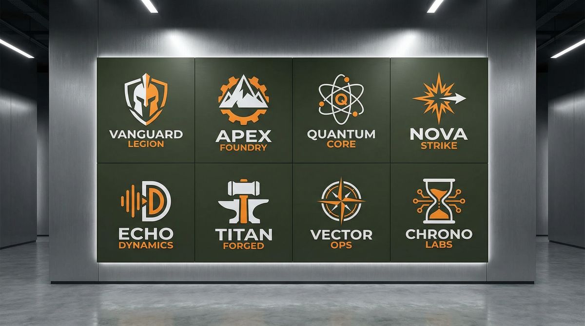 母狗合作游戏品牌Logo墙